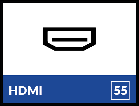 55x55 HDMI (High Definition Multimedia Interface)
