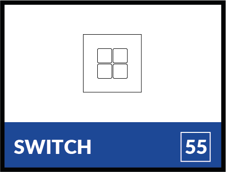 55x55 Swich, Pushbotton, Keyswitch etc.